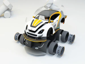 mini car 6 3D Model