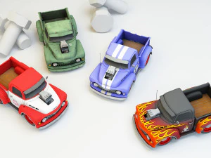 mini car7 3D Model