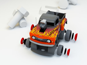 mini car7 3D Model