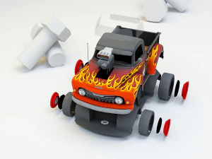 mini car7 3D Model