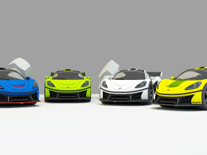 mini car8 3D 모델