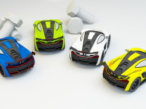 mini car8 3Dモデル