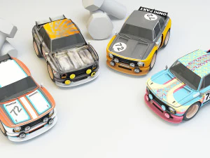 mini car 9 3D Model