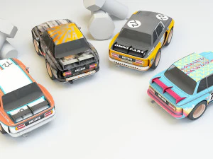 mini car 9 3D Model