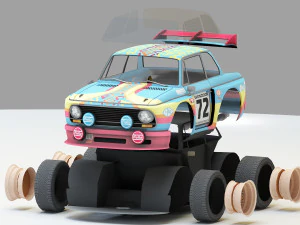 mini car 9 3D Model