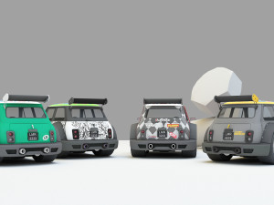 mini car 11 3D Model