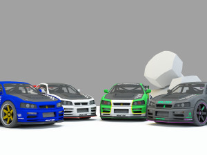 mini car 12 3D 모델