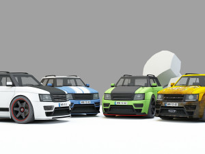 mini car 13 3D Model