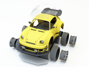 mini car 14 3D Model