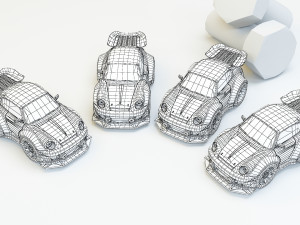 mini car 14 3D Model