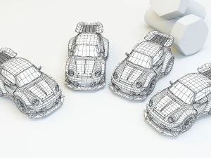 mini car 14 3D Model