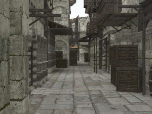 building medieval 3D Model