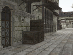 building medieval 3D 模型