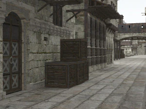 building medieval 3D Model