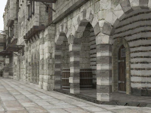 building medieval 3D Model