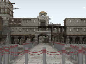 building medieval 3D 模型