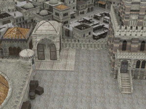 building medieval 3D Model