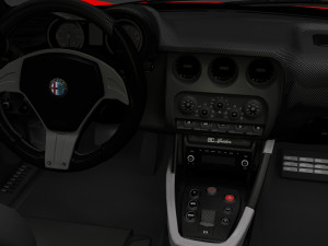 2010 alfa romeo 8c spider Model 3D