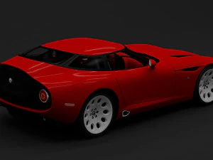 2011 alfa romeo tz3 3D Model