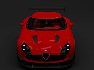 2011 alfa romeo tz3 3D Model