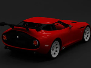 2011 alfa romeo tz3 3D Model
