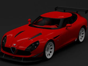 2011 alfa romeo tz3 3D Model