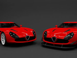 2011 Alfa Romeo TZ3 3D Modell