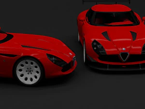 2011 alfa romeo tz3 3D Model