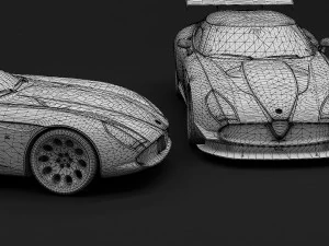 2011 alfa romeo tz3 3D Model