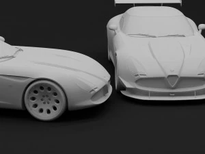 2011 alfa romeo tz3 3D Model