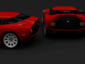 2011 alfa romeo tz3 3D Model