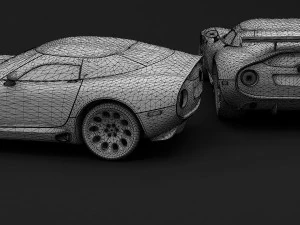 2011 alfa romeo tz3 3D Model