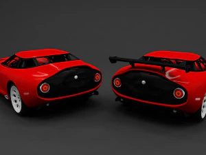 2011 alfa romeo tz3 3D Model