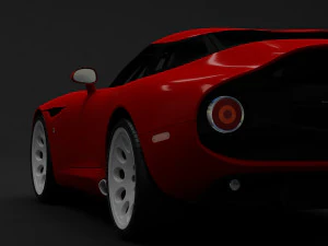 2011 alfa romeo tz3 3D Model