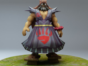 league of legends udyr 3Dモデル