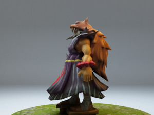 league of legends udyr Modelo 3D