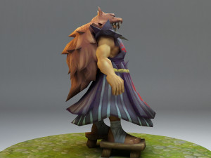 league of legends udyr Modelo 3D