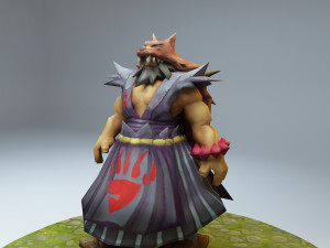 league of legends udyr Modelo 3D