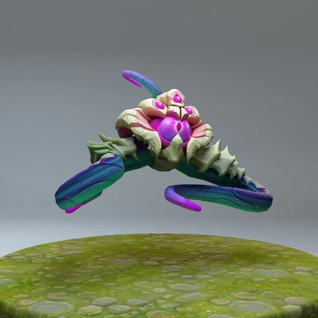 ligue des l&eacute;gendes velkoz Modèle 3D .c4d .max .obj .3ds .fbx .stl .blend 