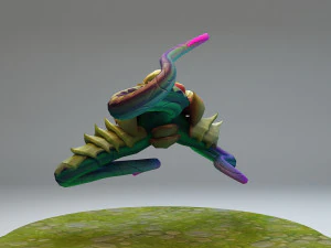 ligue des l&eacute;gendes velkoz Modèle 3D