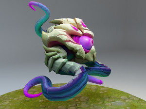 league of legends velkoz Modelo 3D