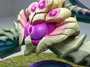 ligue des l&eacute;gendes velkoz Modèle 3D