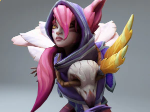 league of legends xayah 3D Print Model