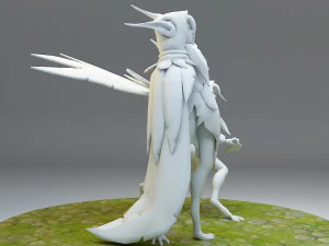 league of legends xayah 3D Print Model