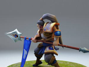 league of legends xinzhao 3D 打印模型