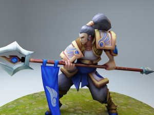 league of legends xinzhao 3D 打印模型