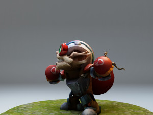 league of legends ziggs 3D Baskı Modeli