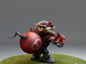 league of legends ziggs 3D Baskı Modeli