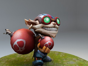 league of legends ziggs 3D Baskı Modeli