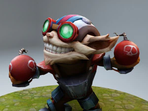 liga de leyendas ziggs Modelo de impresión 3D